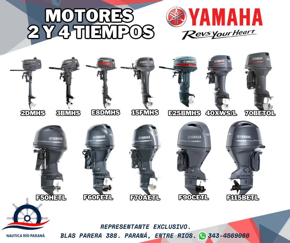 MOTORES FUERA DE BORDA YAMAHA