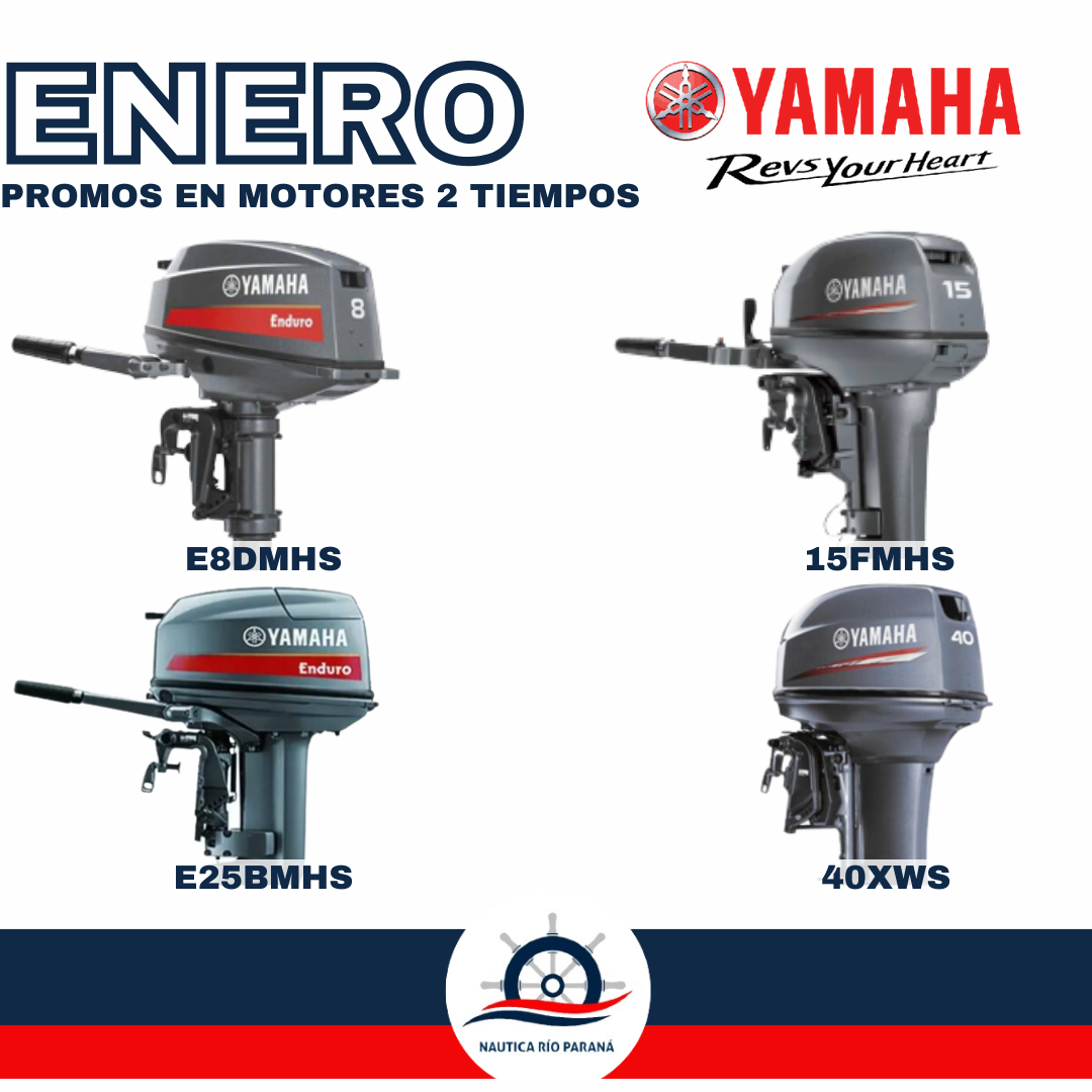 MOTORES FUERA DE BORDA YAMAHA, 2 TIEMPOS