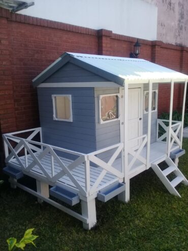 casas y mangrullos para niños de madera