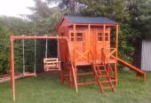 casas y mangrullos para niños de madera