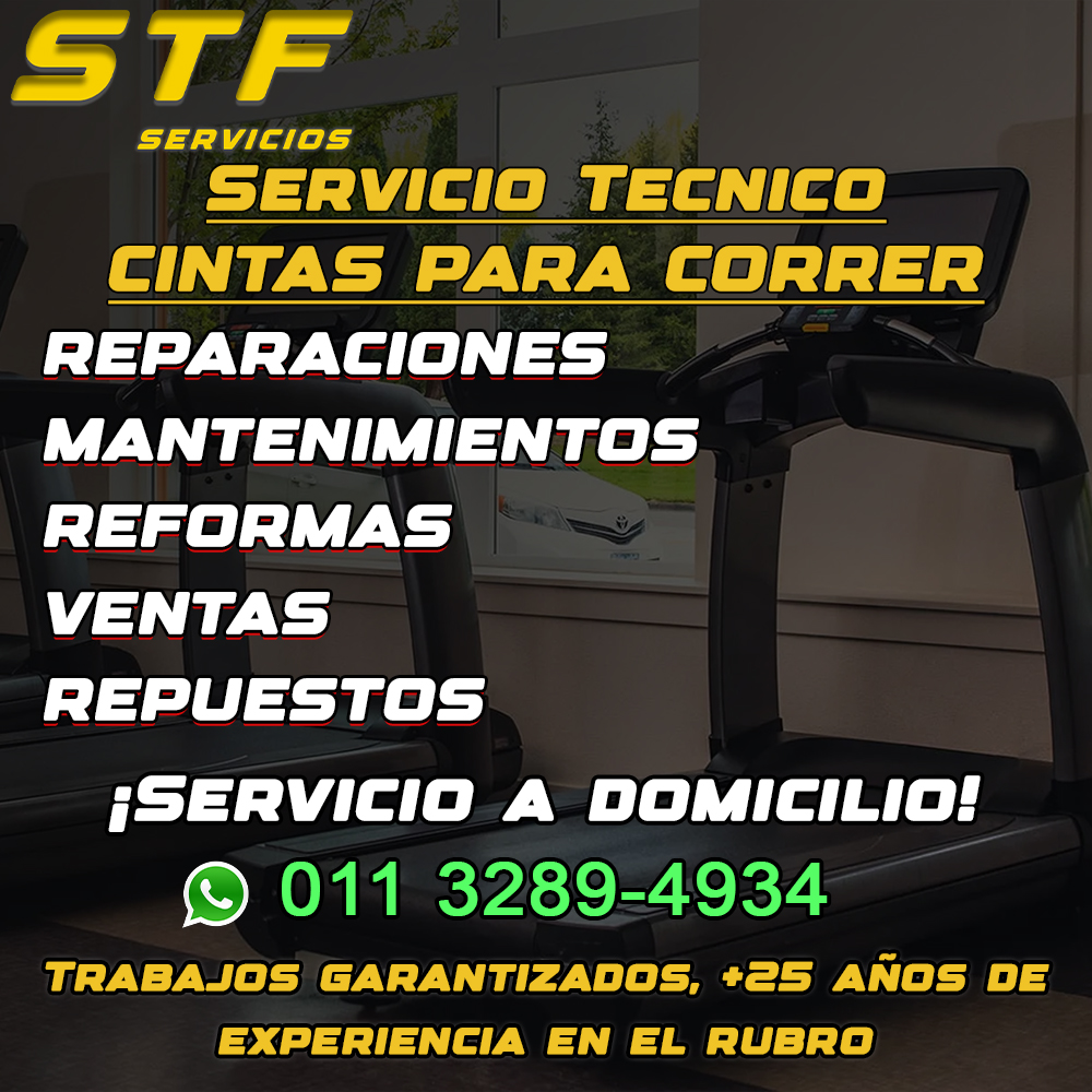 Servicio Tecnico de Cintas para Correr y Repuestos STF Servicios