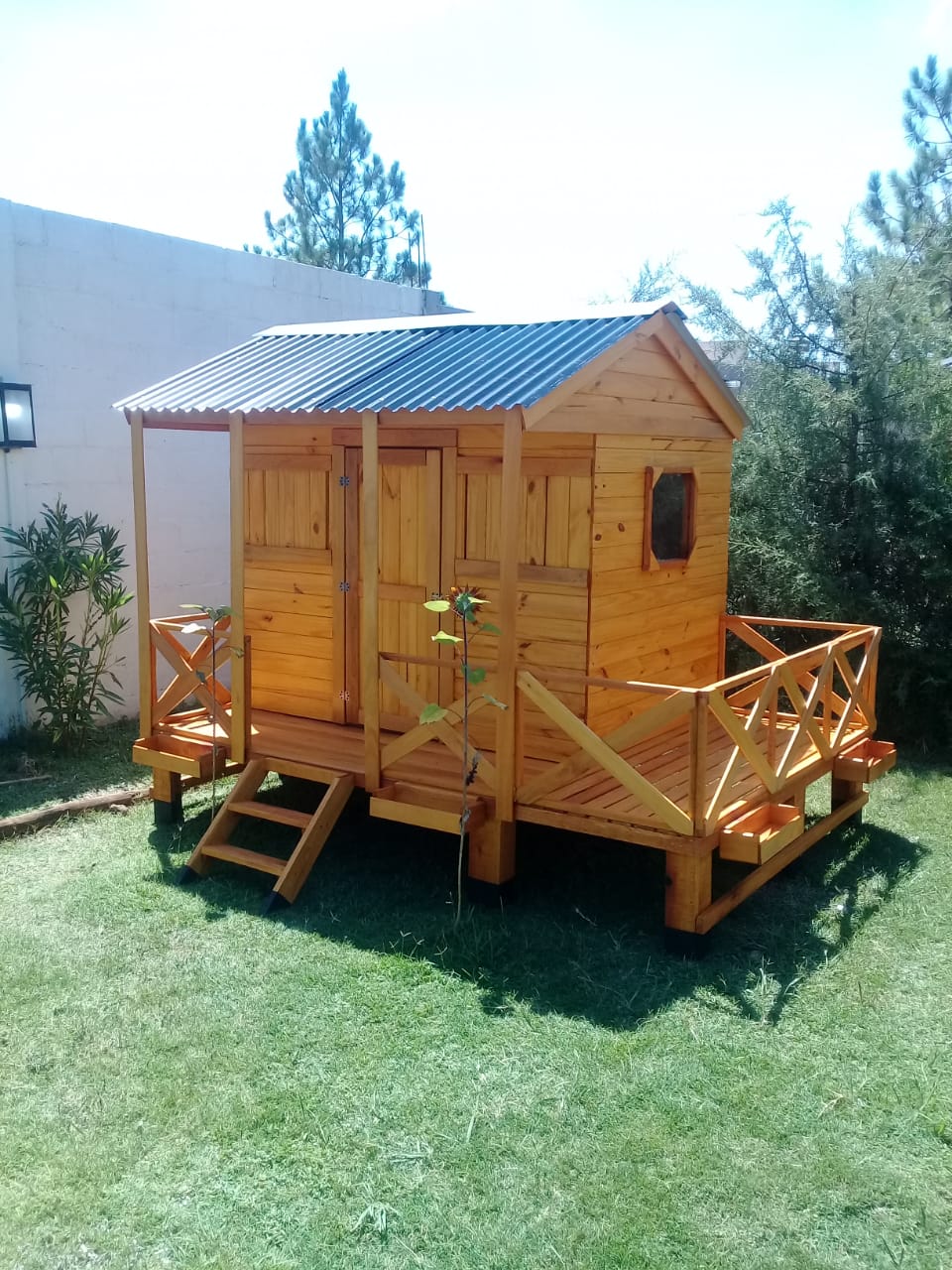 casas y mangrullos para niños de madera