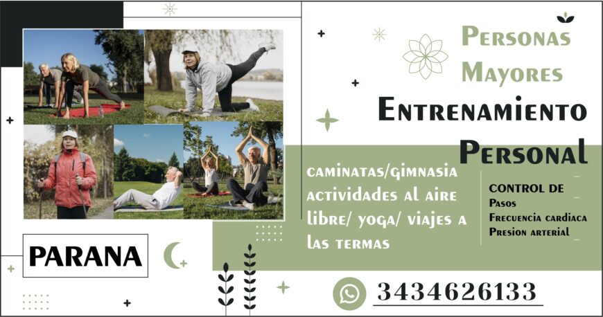 PERSONAS MAYORES/ ENTRENAMIENTO PERSONAL