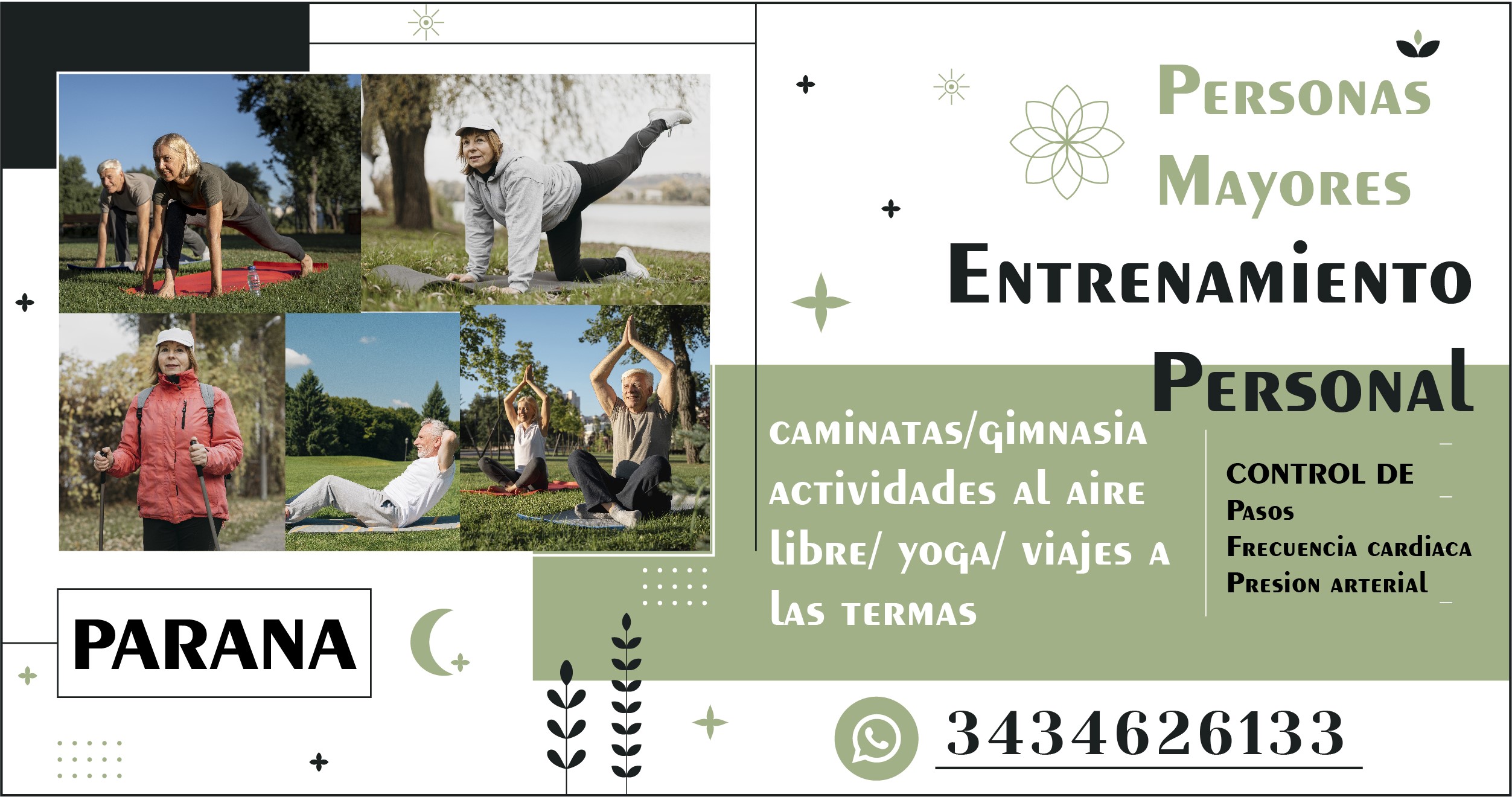 PERSONAS MAYORES/ ENTRENAMIENTO PERSONAL