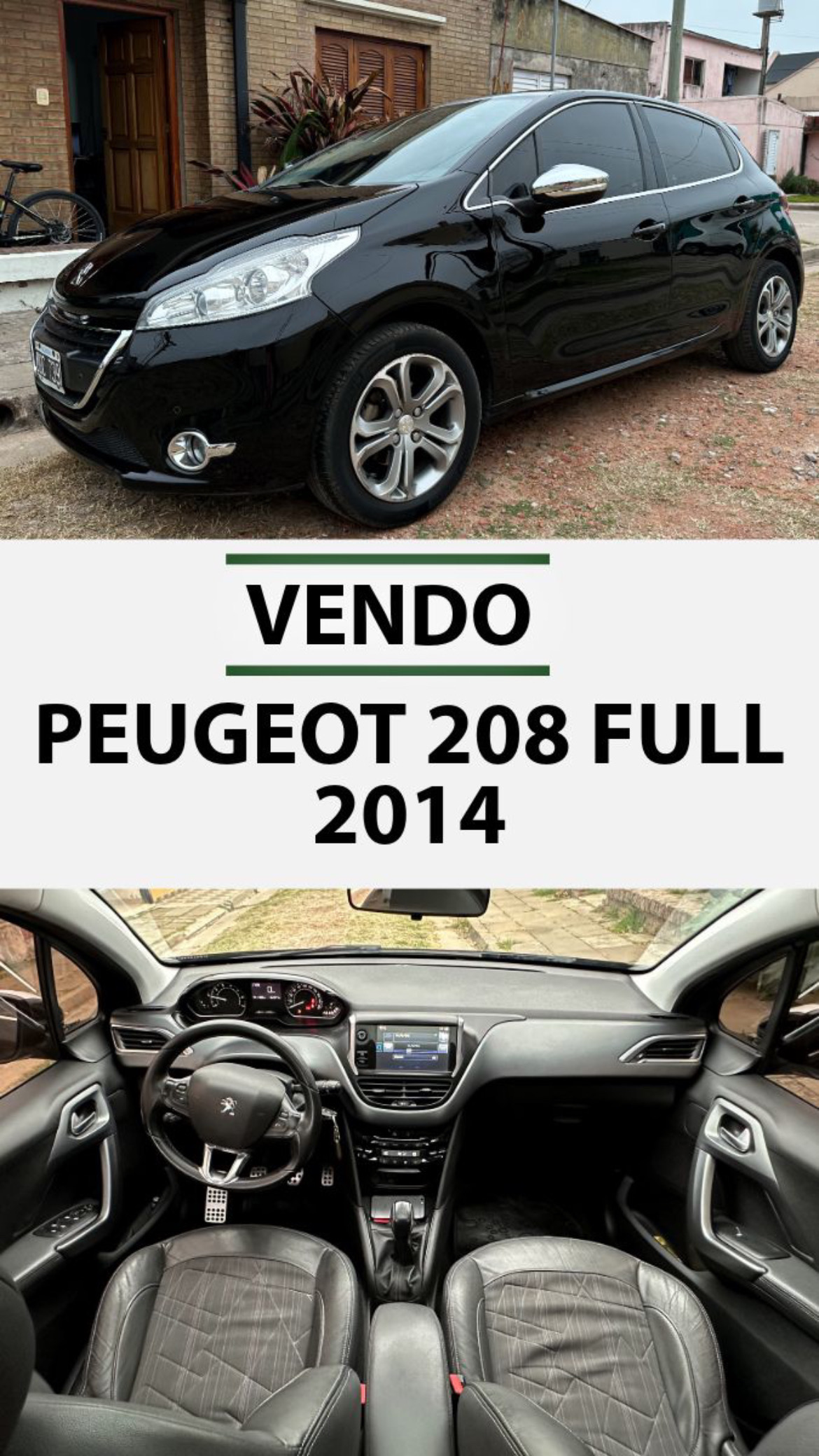 Vendo P-208 Pack cuir 2014 (full)
