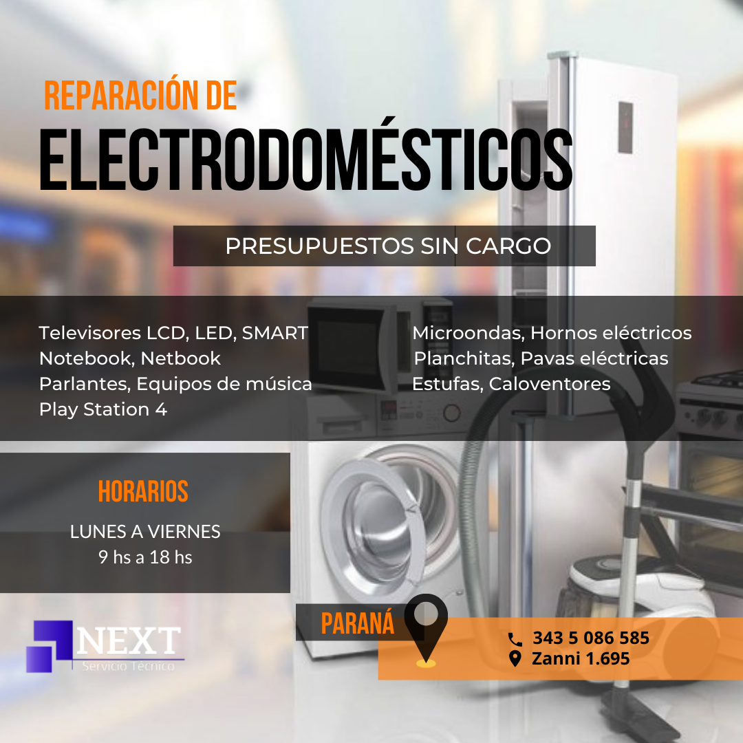 Reparación de electrodomésticos – presupuestos sin cargo