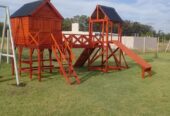 juegos de madera casas para niños