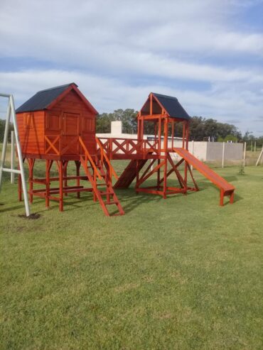 juegos de madera casas para niños