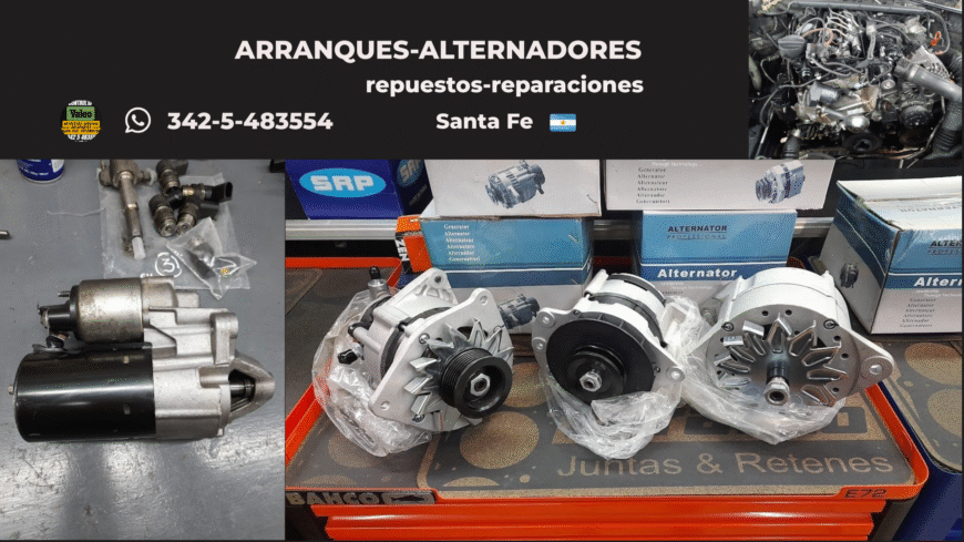 ARRANQUES ALTERNADORES