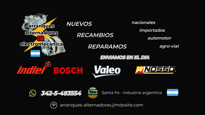 ARRANQUES ALTERNADORES