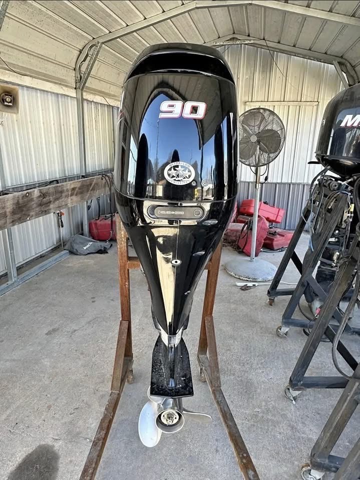 Slightly Used Yamaha 15HP 4-Stroke Outboard Motor Engine