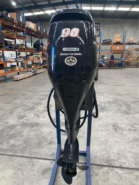 Slightly Used Yamaha 15HP 4-Stroke Outboard Motor Engine